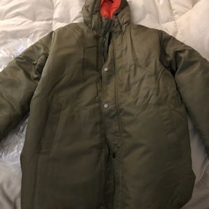 Standard winter parka all green the infamous orang